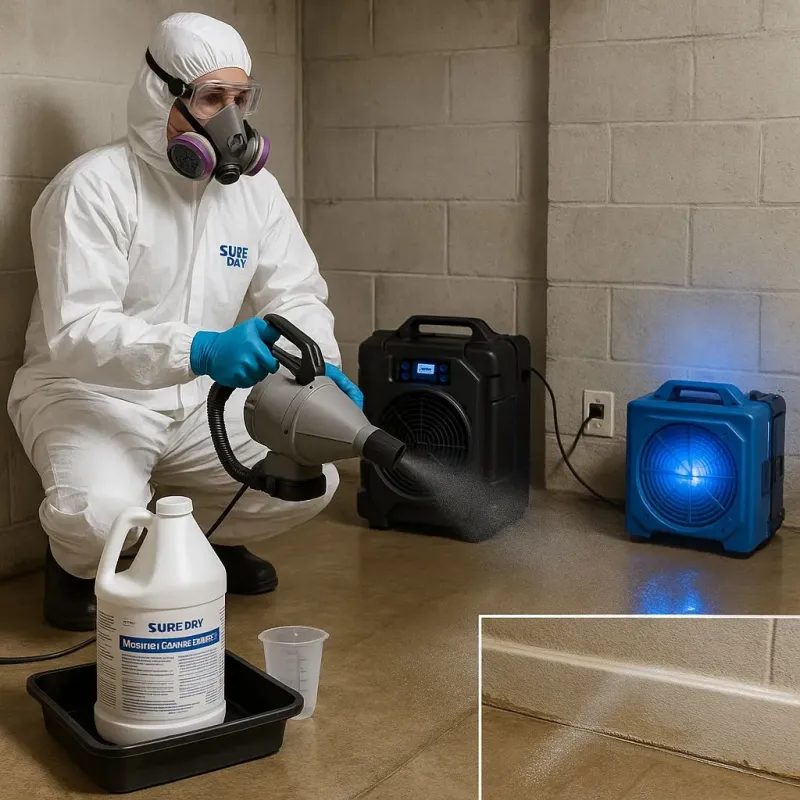 Sanitization and Odor Removal process in Union Hall, VA